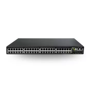 Коммутатор DCN S5750E-52X-SI(R2), управляемый, кол-во портов: 48x1 Гбит/с, кол-во SFP/uplink: SFP+ 4x10 Гбит/с, установка в стойку