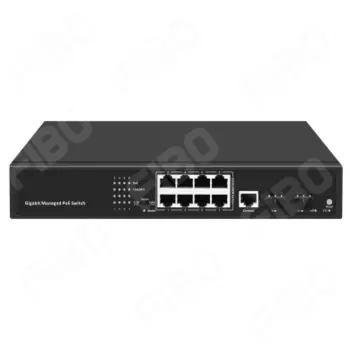 Коммутатор Dptek DK2110R-8TP2S, управляемый, кол-во портов: 8x1 Гбит/с, кол-во SFP/uplink: SFP 2x1 Гбит/с, PoE: 8x30 Вт (макс. 120 Вт) (DK2110R-8TP2S)