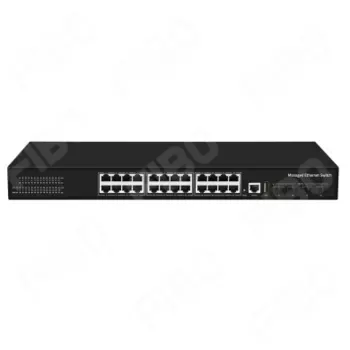 Коммутатор Dptek DK2310R-24T4X, управляемый, кол-во портов: 24x1 Гбит/с, кол-во SFP/uplink: SFP+ 4x10 Гбит/с, установка в стойку (DK2310R-24T4X)