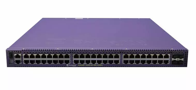 Коммутатор Extreme Networks Summit X450-G2-48t-10GE4, управляемый, кол-во портов: 48x1 Гбит/с, кол-во SFP/uplink: SFP+ 4x10 Гбит/с, установка в стойку (16178)