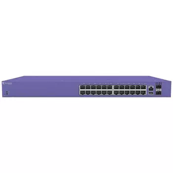 Коммутатор Extreme Networks V400-24P-10GE2, кол-во портов: 24x1 Гбит/с, кол-во SFP/uplink: SFP+ 2x10 Гбит/с, установка в стойку, PoE: 24x30Вт (макс. 740Вт) (18102)