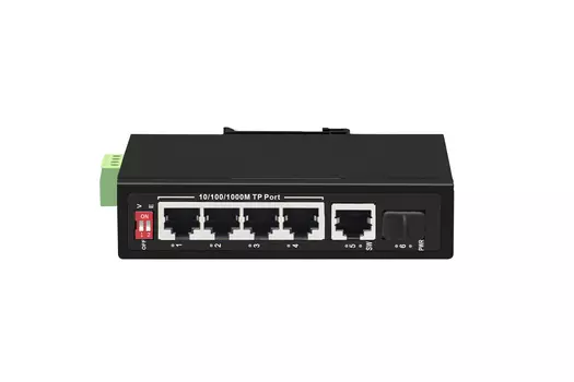 Коммутатор GigaLink GL-SW-G005-06SG-I, кол-во портов: 5x1 Гбит/с, SFP 1x1 Гбит/с, на DIN-рейку (GL-SW-G005-06SG-I)