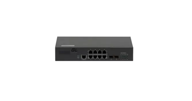 Коммутатор Nikomax (Gigalink) GL-SW-G201-10, управляемый, кол-во портов: 8x1 Гбит/с, SFP 2x1 Гбит/с (GL-SW-G201-10)