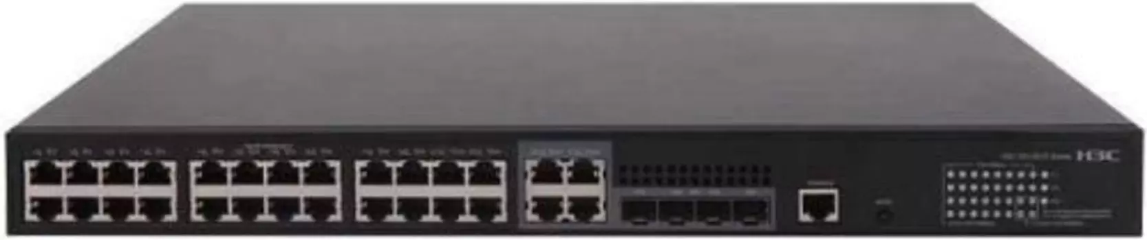 Коммутатор H3C LS-5120V2-28P-HPWR-LI-GL, управляемый, кол-во портов: 24x1 Гбит/с, SFP 4x1 Гбит/с, кол-во SFP/uplink: combo RJ-45/SFP 8x1 Гбит/с, установка в стойку, PoE (макс. 370Вт) (LS-5120V2-28P-HPWR-LI-GL)