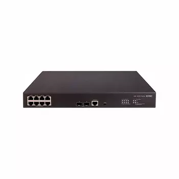 Коммутатор H3C LS-5130S-10P-EI-GL, управляемый, кол-во портов: 8x1 Гбит/с, кол-во SFP/uplink: SFP 2x1 Гбит/с, установка в стойку (LS-5130S-10P-EI-GL)
