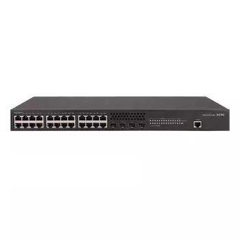 Коммутатор H3C LS-5130S-28P-EI-GL, управляемый, кол-во портов: 24x1 Гбит/с, кол-во SFP/uplink: SFP 4x1 Гбит/с, установка в стойку (LS-5130S-28P-EI-GL)