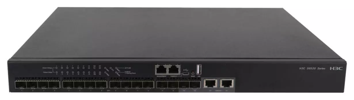 Коммутатор H3C LS-6520X-16ST-SI-GL, управляемый, кол-во портов: 2x10 Гбит/с, SFP+ 16x10 Гбит/с, установка в стойку (LS-6520X-16ST-SI-GL)
