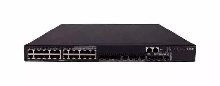 Коммутатор H3C S5560X-30C-EI, управляемый, кол-во портов: 24x1 Гбит/с, кол-во SFP/uplink: SFP+ 4x10 Гбит/с, установка в стойку (S5560X-30C-EI)