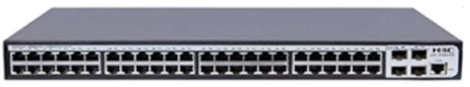 Коммутатор H3C SMB-S1850-52P-GL, кол-во портов: 48x1 Гбит/с SFP 4x1 Гбит/с, кол-во SFP/uplink: RJ-45 1x1 Гбит/с, установка в стойку (SMB-S1850-52P-GL)
