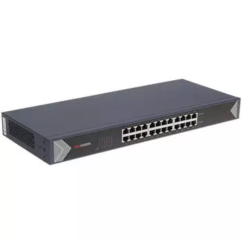 Коммутатор Hikvision DS-3E0524-E, кол-во портов: 24x1 Гбит/с (DS-3E0524-E(B))