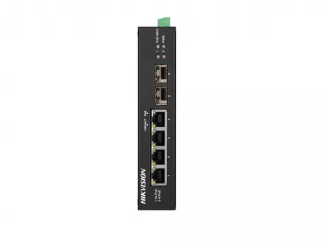 Коммутатор Hikvision DS-3T0506HP-E/HS, кол-во портов: 4x1 Гбит/с, SFP 2x1 Гбит/с (макс. 60Вт) (DS-3T0506HP-E/HS)