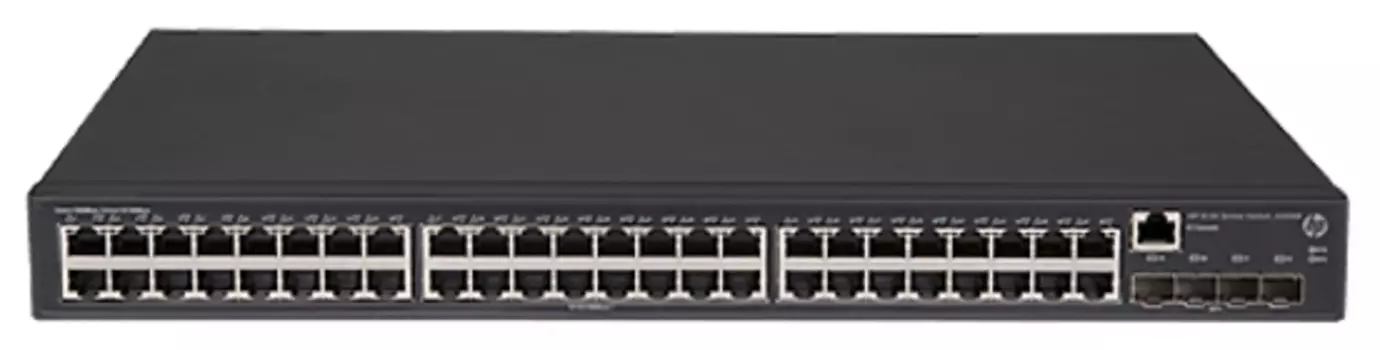 Коммутатор HPE 5130-48G-4SFP+ 48x10/100/1000 RJ-45 + 4x1/10G SFP+, Managed static L3, Stacking, IRF, 19" (JG934A#ABB)