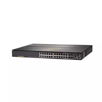 Коммутатор HPE Aruba 2930M, управляемый, кол-во портов: 20x1 Гбит/с, кол-во SFP/uplink: combo RJ-45/SFP 4x1 Гбит/с, установка в стойку, PoE: 24шт.x30Вт (макс. 840Вт) (JL320A)