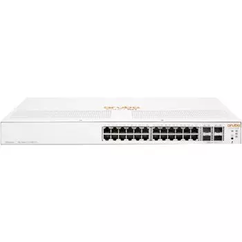 Коммутатор HPE Aruba Instant On 1930, управляемый, кол-во портов: 24x1 Гбит/с, кол-во SFP/uplink: SFP+ 4x10 Гбит/с, установка в стойку (JL682A)