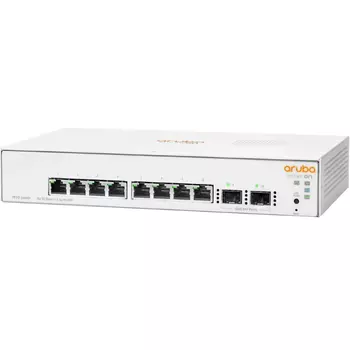 Коммутатор HPE Aruba Instant On 1930, управляемый, кол-во портов: 8x1 Гбит/с, кол-во SFP/uplink: SFP 2x1 Гбит/с, установка в стойку (JL680A)