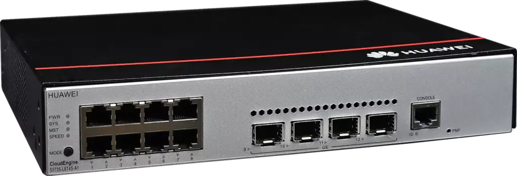 Коммутатор Huawei CloudEngine S5735-L8T4S-A1, управляемый, кол-во портов: 8x1 Гбит/с, кол-во SFP/uplink: SFP 4x1 Гбит/с, установка в стойку (98011284-88037BNM)