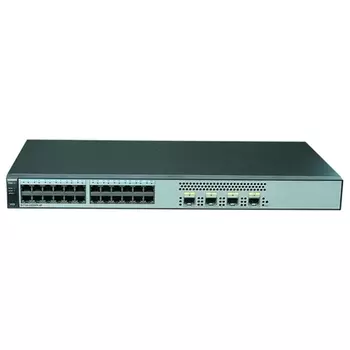 Коммутатор Huawei S1720-28GWR-4P, управляемый, кол-во портов: 24x1 Гбит/с, кол-во SFP/uplink: 4x1 Гбит/с, установка в стойку (98010580)