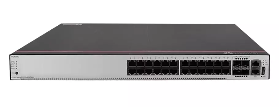 Коммутатор Huawei CloudEngine S5735-S24T4X-I, управляемый, кол-во портов: 24x1 Гбит/с, кол-во SFP/uplink: SFP+ 4x10 Гбит/с, установка в стойку (98010960)