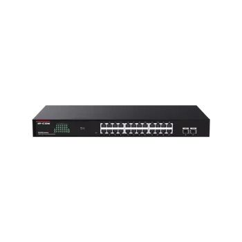 Коммутатор IP-Com G2226F, кол-во портов: 24x1 Гбит/с, кол-во SFP/uplink: SFP 2x1 Гбит/с (G2226F)