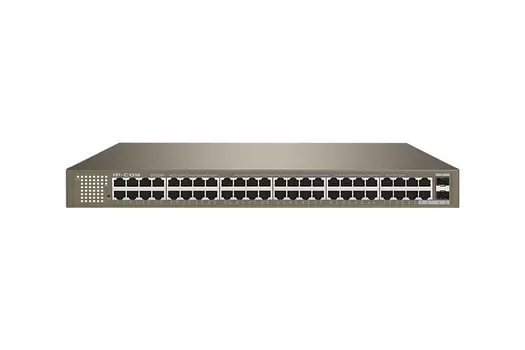 Коммутатор IP-Com G3350F, управляемый, кол-во портов: 48x1 Гбит/с, кол-во SFP/uplink: SFP 2x1 Гбит/с (G3350F)