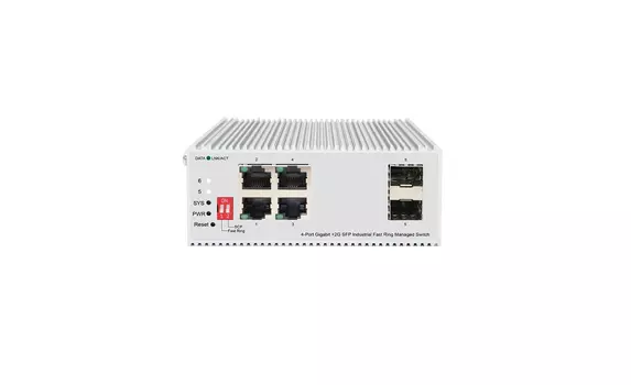 Коммутатор ORIGO OI3106, управляемый, кол-во портов: 4x1 Гбит/с, кол-во SFP/uplink: SFP 2x1 Гбит/с, на DIN-рейку, PoE (OI3106/A1A)
