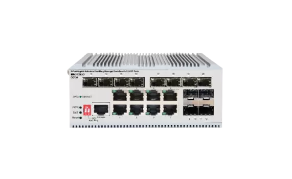 Коммутатор ORIGO OI3120, управляемый, кол-во портов: 8x1 Гбит/с, SFP 12x1 Гбит/с, на DIN-рейку (OI3120/A1A)