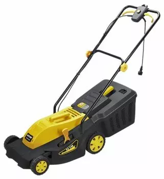 Колесная газонокосилка Huter ELM-1800P, электрическая, 1800Вт, ширина скашивания 42см, высота скашивания 28мм-55мм, объем травосборника 45 л, 22кг