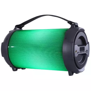 Колонка портативная Perfeo TERCERO LIGHT, 18Вт, FM, AUX, USB, microSD, Bluetooth, подсветка, черный (PF_B4187)
