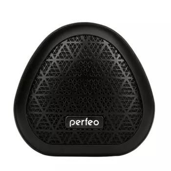Колонка портативная Perfeo TRIANGLE, 6Вт, FM, AUX, USB, microSD, Bluetooth, черный (PF_A4341)
