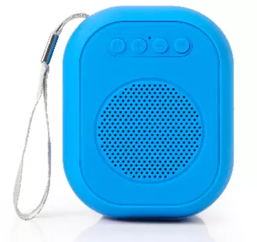 Колонка портативная Smartbuy BLOOM, 3Вт, FM, USB, microSD, Bluetooth, синий ( SBS-150)