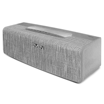 Портативная акустика SVEN PS-195, 16 Вт, FM, AUX, USB, microSD, NFC, Bluetooth, серый (SV-019952)