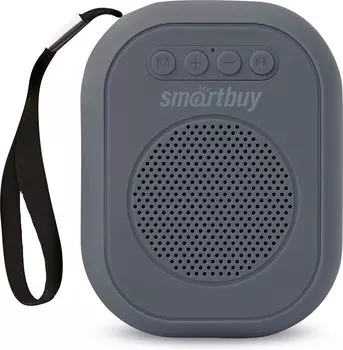 Колонка SmartBuy BLOOM, 3Вт, FM, USB, microSD, Bluetooth, серый (SBS-180)