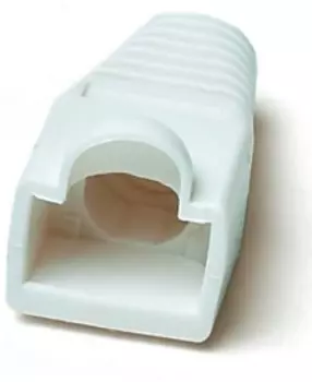 Колпачок изолирующий RJ-45 10шт, белый, Hyperline (BOOT-WH-10)
