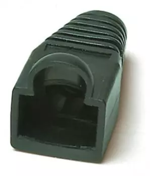 Колпачок изолирующий RJ-45, 10 шт., черный, защита замка разъема, Hyperline (BOOT-BK-10)