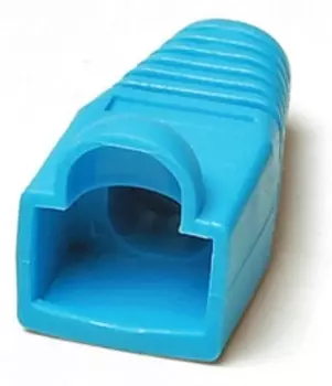 Колпачок изолирующий RJ-45, 10 шт., синий, Hyperline (BOOT-BL-10)