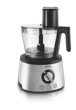 Комбайн Philips 7000 Series HR7778, 1.3 кВт, миксер, блендер, соковыжималка, мультирезка, терка, черный/серебристый (HR7778/00)