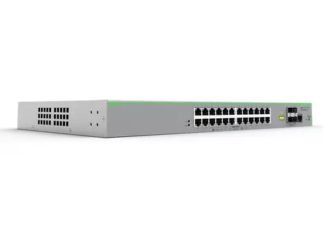 Коммутатор Allied Telesis AT-FS980M/28-50, управляемый, кол-во портов: 24x100 Мбит/с, кол-во SFP/uplink: 4x1 Гбит/с, установка в стойку
