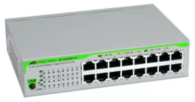 Коммутатор Allied Telesis AT-GS910/16-50 неуправляемый настольный 16x10/100/1000BASE-T