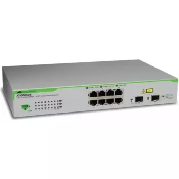 Коммутатор Allied Telesis AT-GS920/8PS-50, кол-во портов: 8x1 Гбит/с, PoE (макс. 62Вт) (AT-GS920/8PS-50)