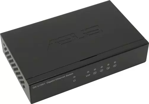 Коммутатор ASUS GX-U1051, кол-во портов: 5x1 Гбит/с (90IG0680-BO3R00)