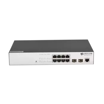 Коммутатор BDCom S2510-C, управляемый, кол-во портов: 8x1 Гбит/с, кол-во SFP/uplink: SFP 2x1 Гбит/с, установка в стойку (S2510-C)
