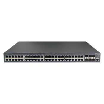 Коммутатор BDCom S3900-48T6X, управляемый, кол-во портов: 48x1 Гбит/с, кол-во SFP/uplink: SFP+ 6x10 Гбит/с, установка в стойку