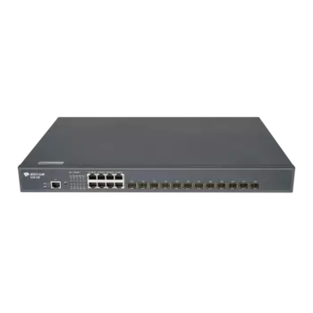 Коммутатор BDCom S5612E, управляемый, кол-во портов: 8x1 Гбит/с, кол-во SFP/uplink: SFP+ 12x10 Гбит/с, установка в стойку (S5612E)