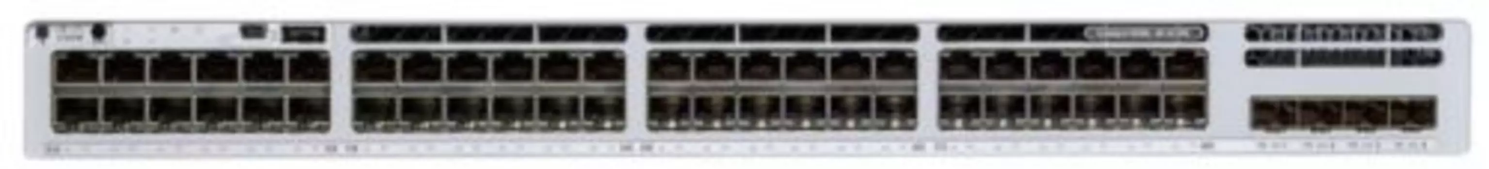 Коммутатор Cisco C9300L-48P-4X-E , управляемый, кол-во портов: 48x1 Гбит/с, кол-во SFP/uplink: SFP+ 4x10 Гбит/с, установка в стойку, PoE: 48x30Вт (C9300L-48P-4X-E )