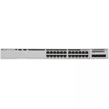 Коммутатор Cisco Catalyst 9200L C9200L-24T-4G-E, управляемый, кол-во портов: 24x1 Гбит/с, кол-во SFP/uplink: SFP 4x1 Гбит/с, установка в стойку ( C9200L-24T-4G-E)