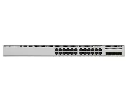 Коммутатор Cisco Catalyst 9200L C9200L-24T-4X-E, управляемый, кол-во портов: 24x1 Гбит/с, кол-во SFP/uplink: SFP+ 4x10 Гбит/с, установка в стойку (C9200L-24T-4X-E)