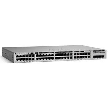 Коммутатор Cisco Catalyst 9200L C9200L-48T-4G-E, управляемый, кол-во портов: 48x1 Гбит/с, кол-во SFP/uplink: SFP 4x1 Гбит/с, установка в стойку (C9200L-48T-4G-E)