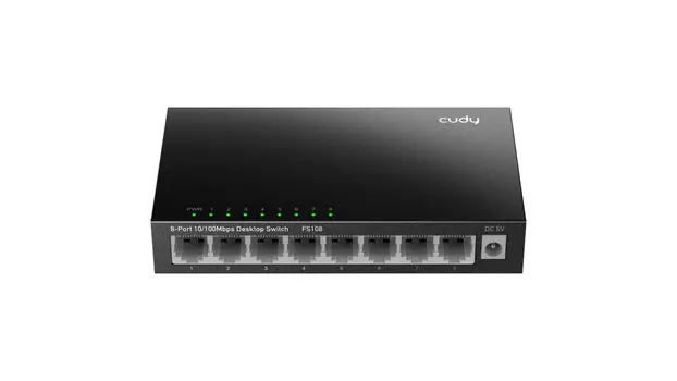 Коммутатор Cudy FS108, кол-во портов: 8x100 Мбит/с