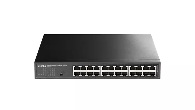 Коммутатор Cudy GS1024, кол-во портов: 24x1 Гбит/с, установка в стойку