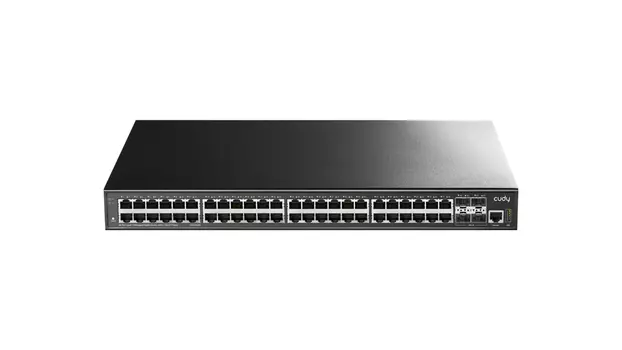 Коммутатор Cudy GS5048S4, управляемый, кол-во портов: 48x1 Гбит/с, кол-во SFP/uplink: SFP+ 4x10 Гбит/с (GS5048S4)